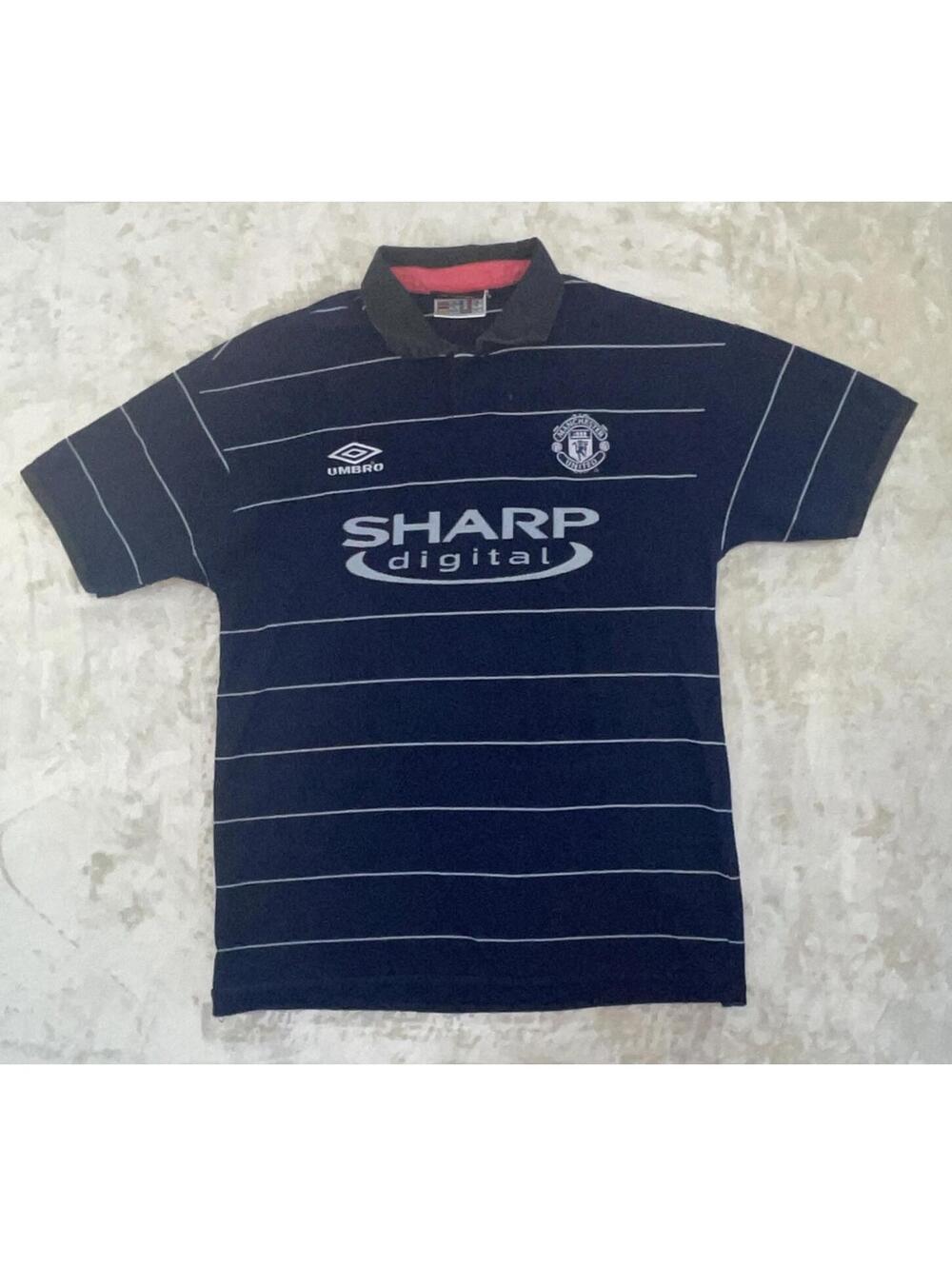 Vintage MANCHESTER UNITED 1999 2000 Away Football Shirt Soccer Jersey Umbro XL
